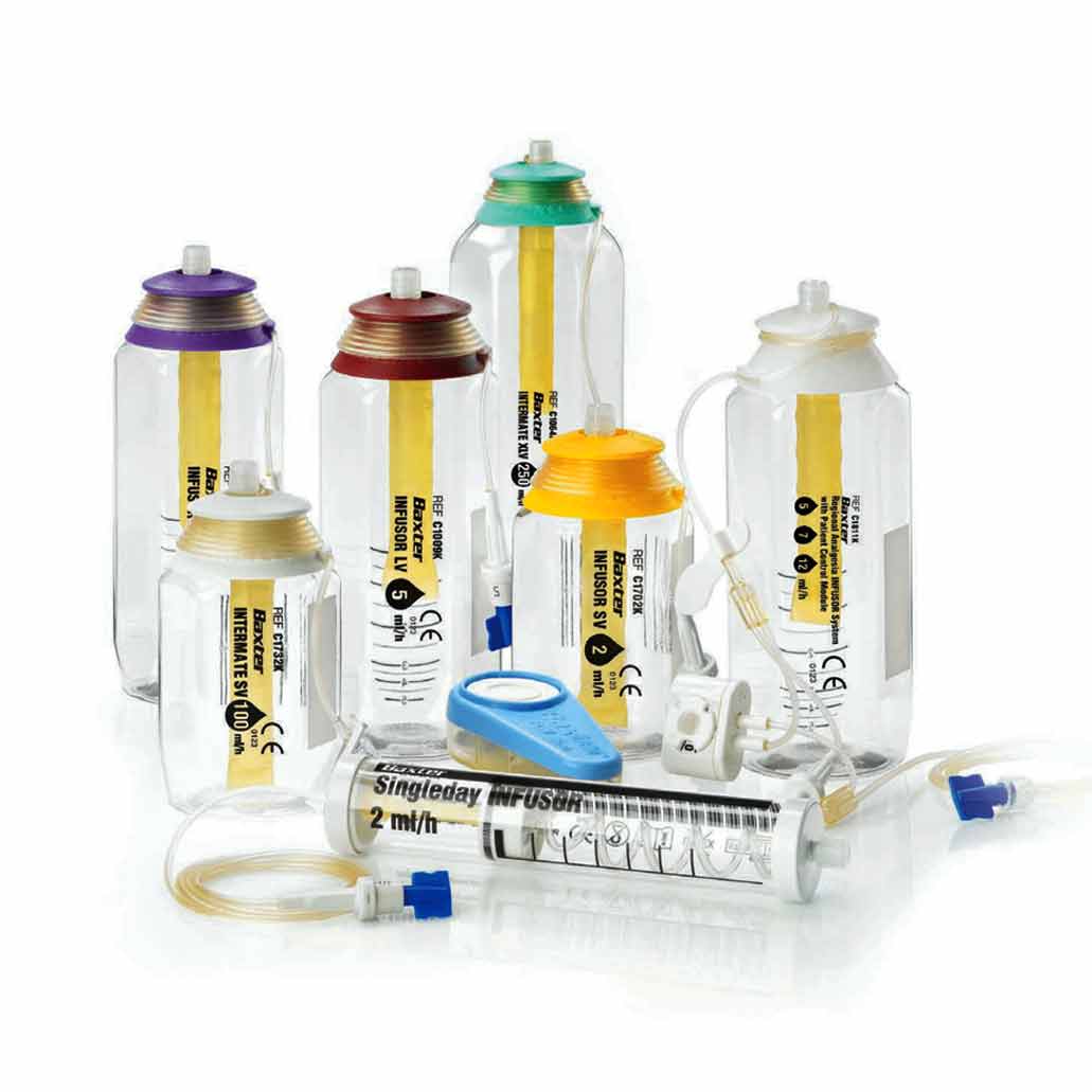 Sistema de Infusión Portátil de Baxter | Soluciones Médicas | IGEA Sistema de Infusión Portátil de Baxter | Soluciones Médicas | IGEA